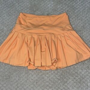 Orange gold henge skirt